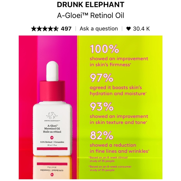 Drunk Elephant A-Gloei Maretinol oil - Picture 9 of 9